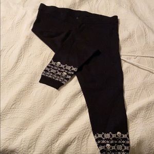 Skull Fleece leggings